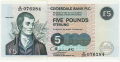 Clydesdale Bank Plc 1 And 5 And 10 Pounds From 1982 5 Pounds,  1. 9.1994